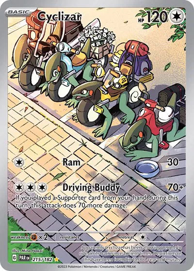 Cyclizar Illustration Rare 215/182 Paradox Rift