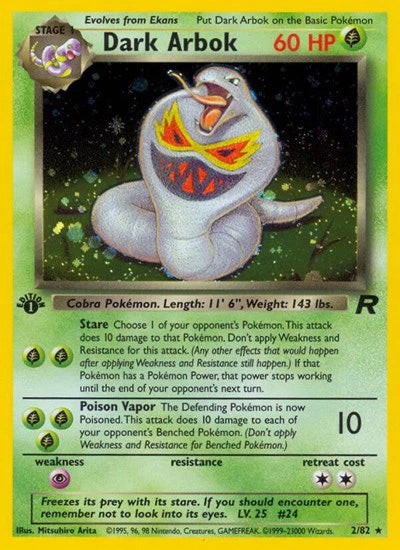 Dark Arbok (unlimited)(2/82) Team Rocket