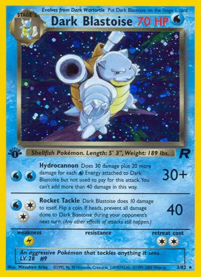 Dark Blastoise [1st Edition] #3 Team Rocket
