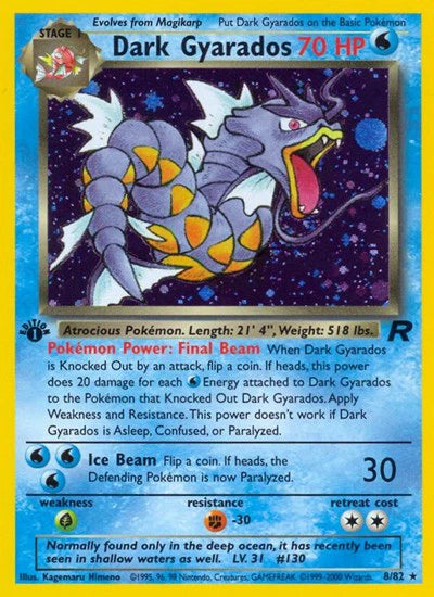Dark Gyarados (1st Edition)(8/82) Team Rocket