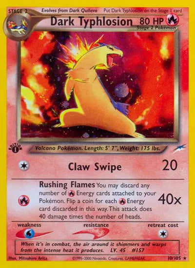 Dark Typhlosion - Neo Destiny Holo Rare (10/105)