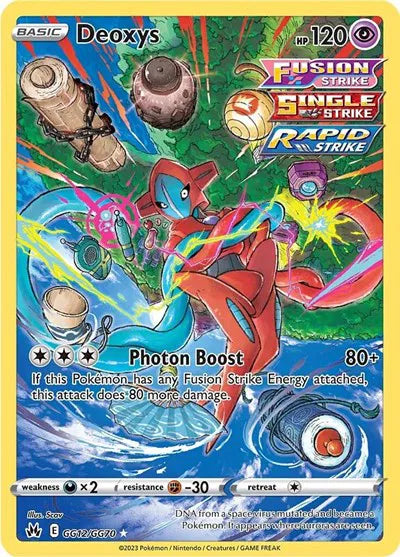 Deoxys Holo Rare GG12/GG70 Crown Zenith: Galarian Gallery
