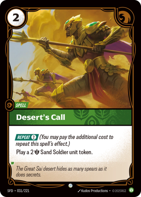 Desert's Call SFD-031/221