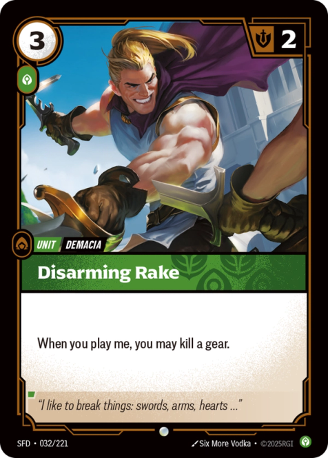 Disarming Rake SFD-032/221