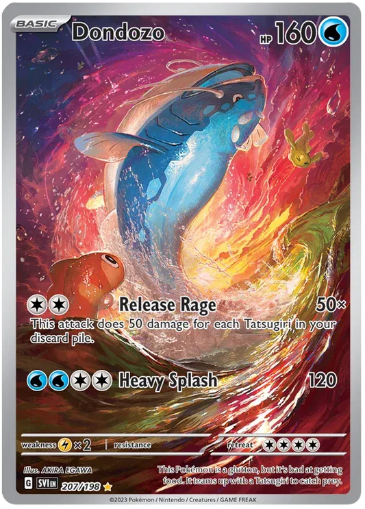 Dondozo Scarlet & Violet Base Set Illustration Rare 207/198