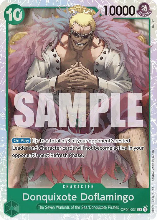 Donquixote Doflamingo (OP04-031)(Reprint)(SR) - Near mint-mint (NM-MT)