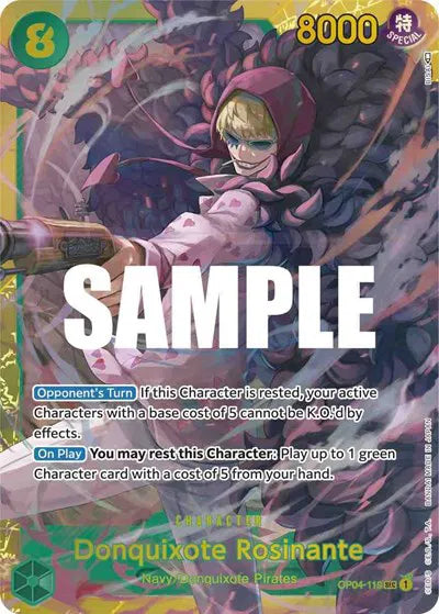 Donquixote Rosinante(SEC)(OP04-119) Kingdoms of Intrigue
