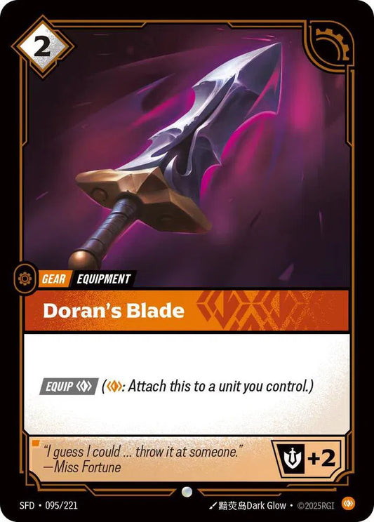 Doran's Blade Spiritforged Common • 095/221 Normal