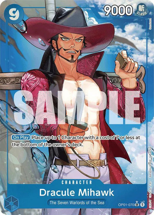 Dracule Mihawk (OP01-070) (Alternate Art)Premium Booster