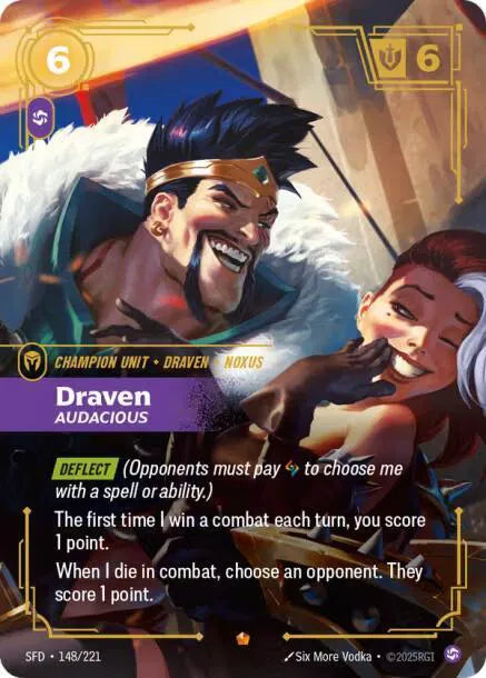Draven - Audacious Spiritforged Epic • 148/221 Foil