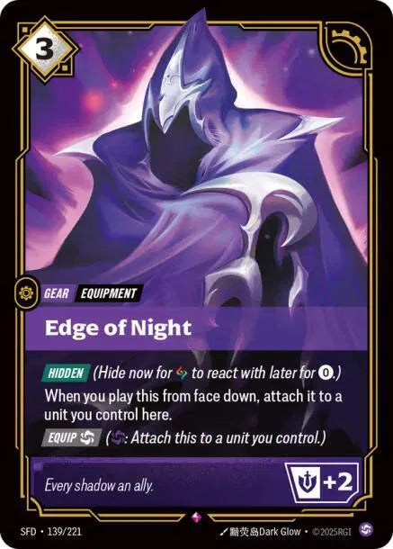 Edge of Night Spiritforged Rare • 139/221 Foil