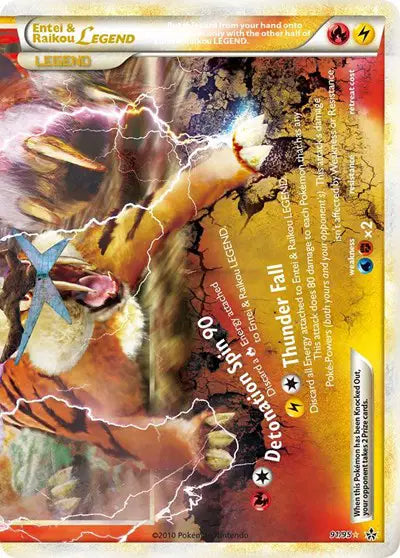 Entei & Raikou Legend (bottom) • 91 Unleashed