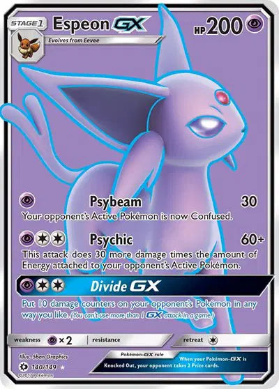 Espeon GX (140/149) Sun & Moon Base Set
