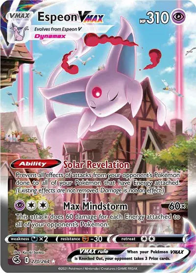 Espeon VMAX (Alternate Art Secret)Secret Rare 270/264 Fusion Strike
