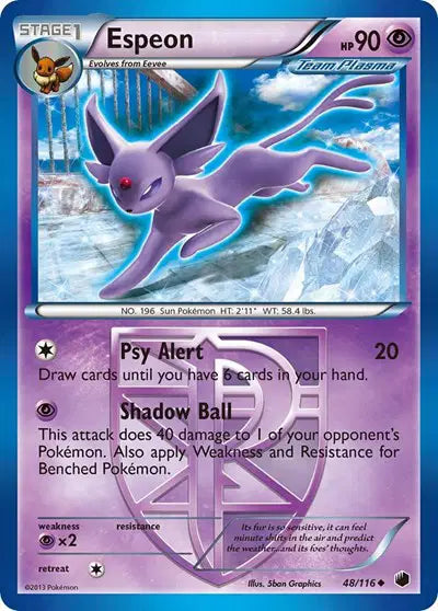 Espeon (Team Plasma) (48/116) Plasma Freeze
