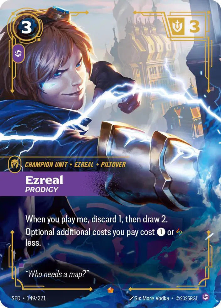 Ezreal - Prodigy Spiritforged Epic • 149/221 Foil
