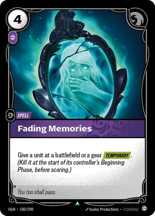 Fading Memories - Uncommon (180/298) Riftbound Origins