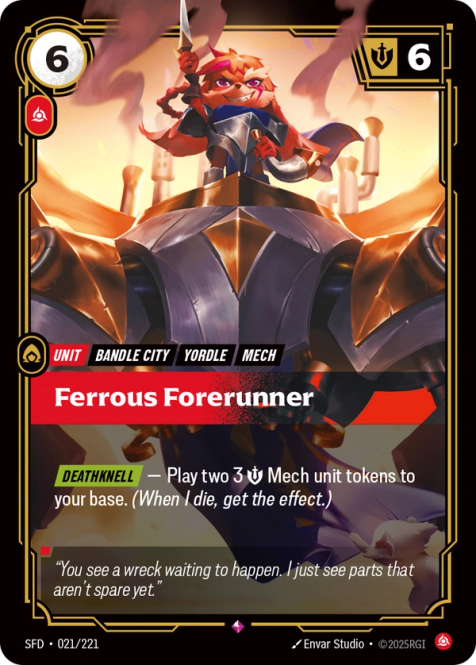 Ferrous Forerunner SFD-021/221