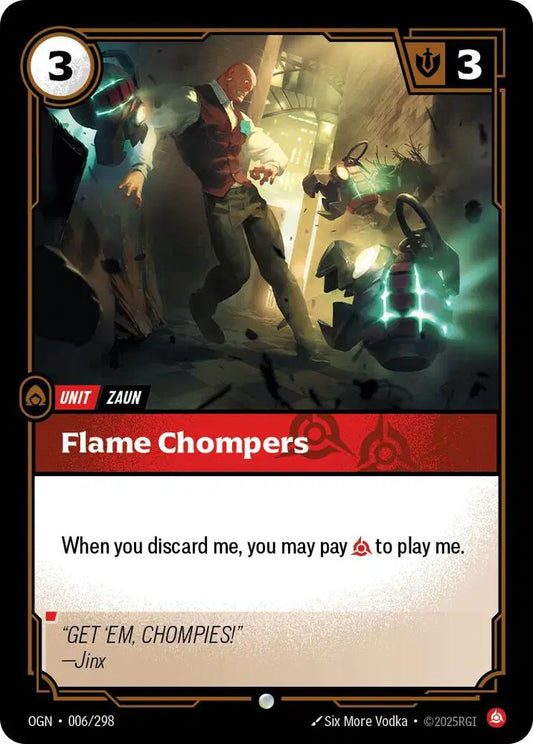Flame Chompers - Common (6/298) Riftbound Origins