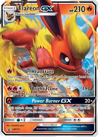 Flareon GX Promo (SM171) Sun & Moon Promo