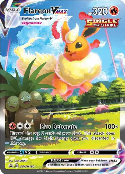 Flareon VMAX (SWSH180) Sword & Shield Promo