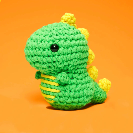 The Woobles: Fred The dinosaur [Learn to Crochet Kit For Beginners]