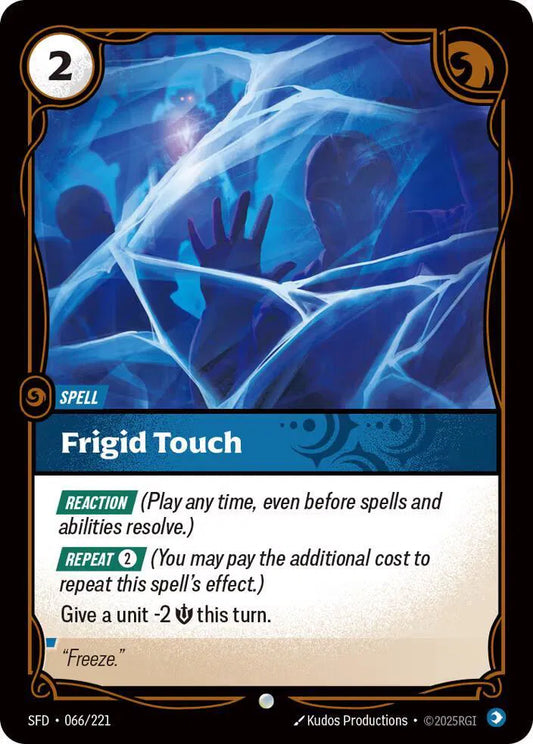 Frigid Touch Spiritforged Common • 066/221 Normal