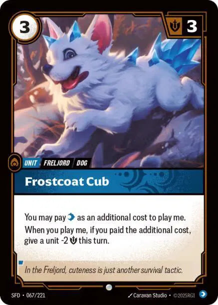Frostcoat Pup Spiritforged Common • 067/221 Normal