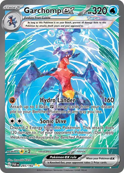 Garchomp ex Special Illustration Rare 245/182 Paradox Rift