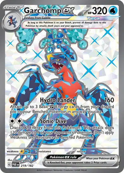 Garchomp ex (219/182) Paradox Rift