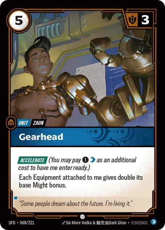 Gearhead Spiritforged Common • 068/221 Normal