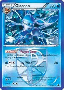 Glaceon (023/116) BW Plasma Freeze Deck Exclusives