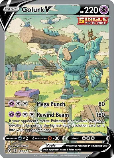 Golurk V (182/203) Evolving Skies