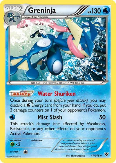 Greninja XY Base Set Holo Rare 41