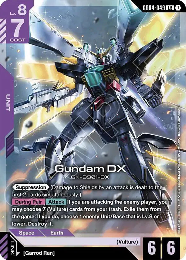 Gundam DX Phantom Aria Legend Rare GD04-049