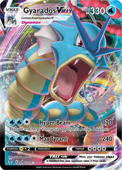 Gyarados VMAX Ultra Rare 029/203 Evolving Skies