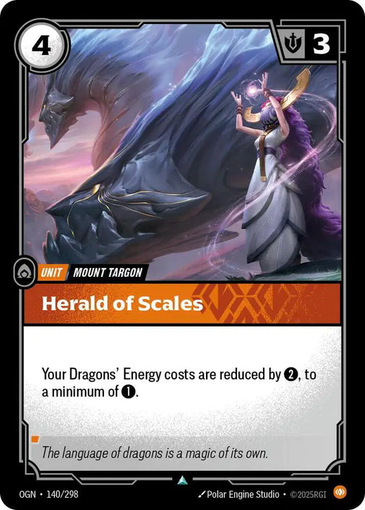 Herald of Scales - Uncommon (140/298) Riftbound Origins