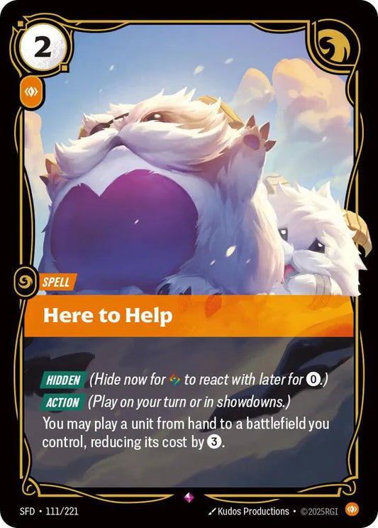 Here to Help Spiritforged Rare • 111/221 Foil
