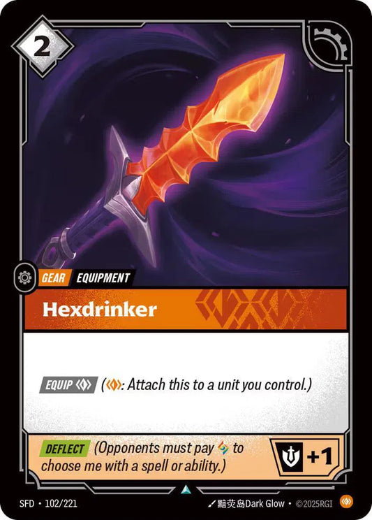 Hexdrinker Spiritforged Uncommon • 102/221 Normal