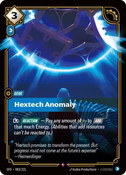 Hextech Anomaly Spiritforged Rare • 083/221 Foil