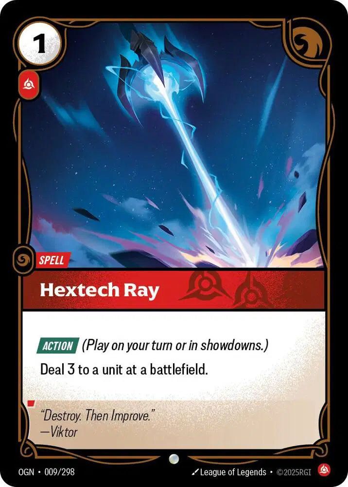Hextech Ray - Common (9/298) Riftbound Origins