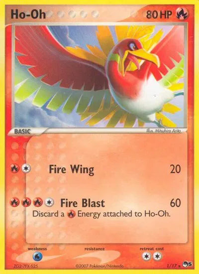 Ho-oh POP Series 5 Rare 1