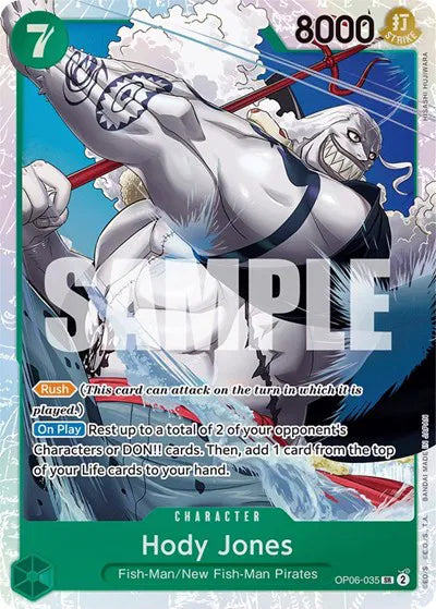 Hody Jones (035) (SR) (OP06-035) Wings of the Captain