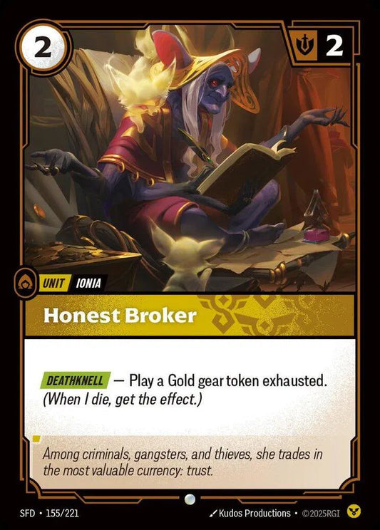 Honest Broker Spiritforged Common • 155/221 Normal