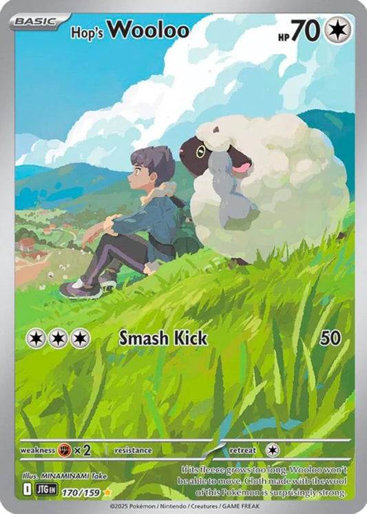 Hop's Wooloo Illustration Rare 170/159 Journey Together