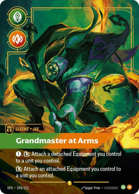 Jax - Grandmaster At Arms (Overnumbered) Spiritforged Showcase 245/221