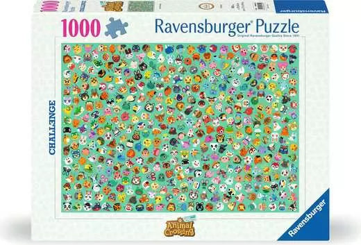 Adult puzzle 1000 pieces - Animal Crossing - Challenge