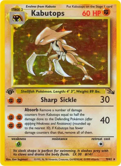 Kabutops (9/62) Fossil