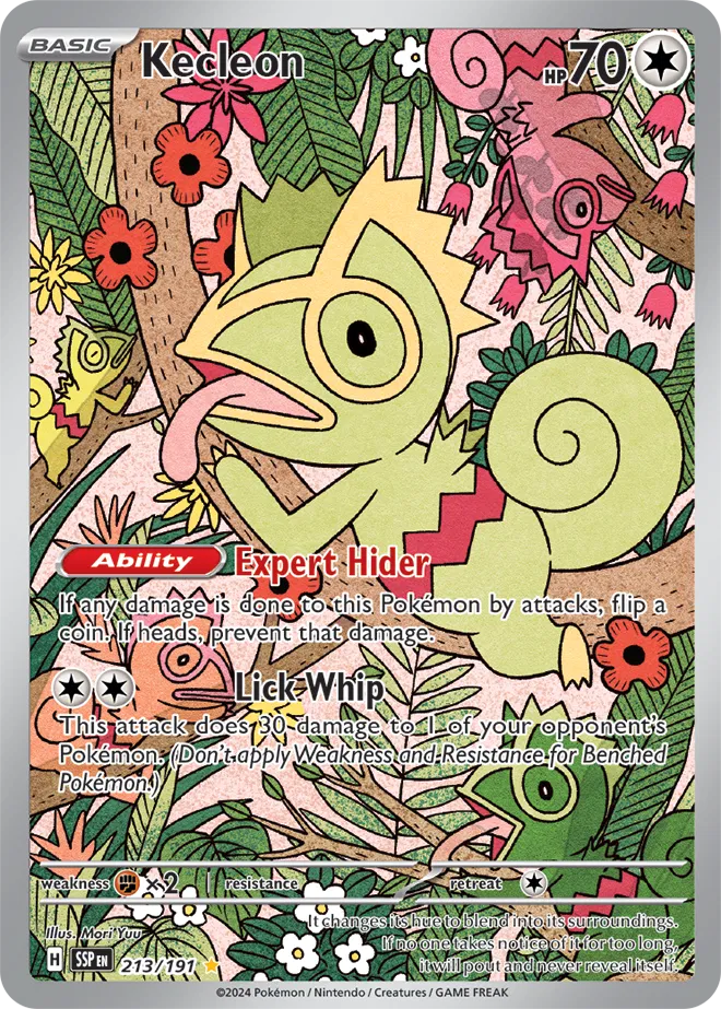 Kecleon Illustration Rare 213/191 Surging Sparks