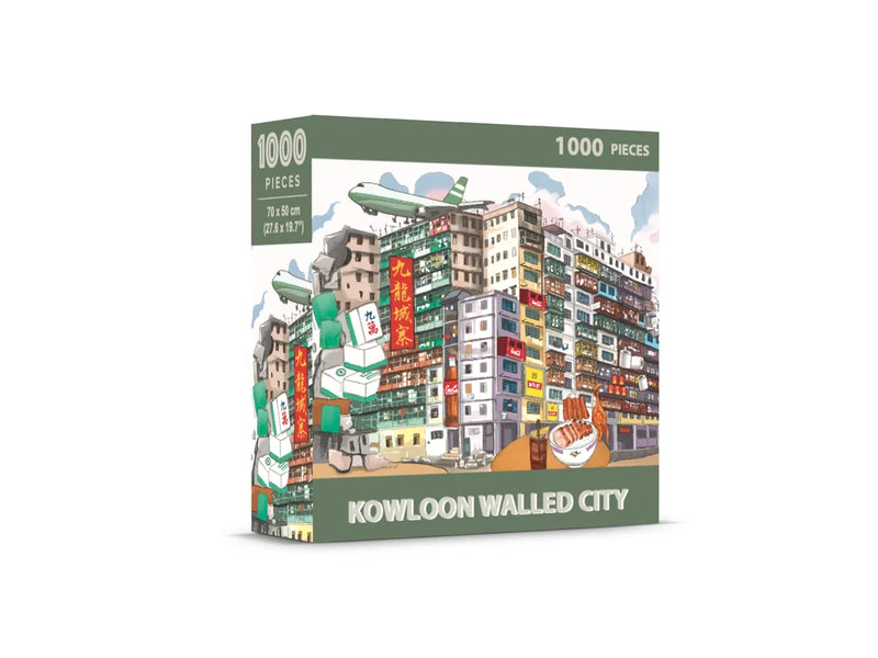 Kowloon Walled City 1000 Piece Puzzle - Arcadia Puzzles